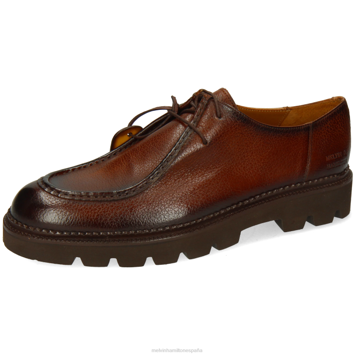 perforar 10 hombres Melvin & Hamilton marrón JRT4416 zapatos derby perforar 10 hombres Melvin & Hamilton marrón JRT4416 zapatos derby